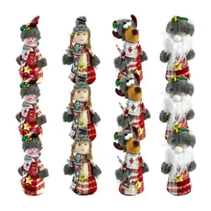 Set navideño 12 adornos colgantes en forma de cono, 17.5cm, variedad …