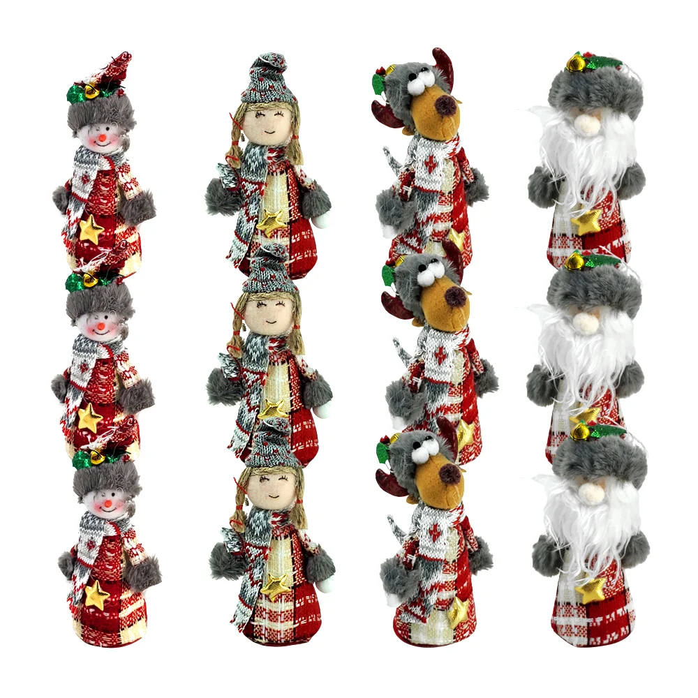 Set navideño 12 adornos colgantes en forma de cono, 17.5cm, variedad / bt-s2091
