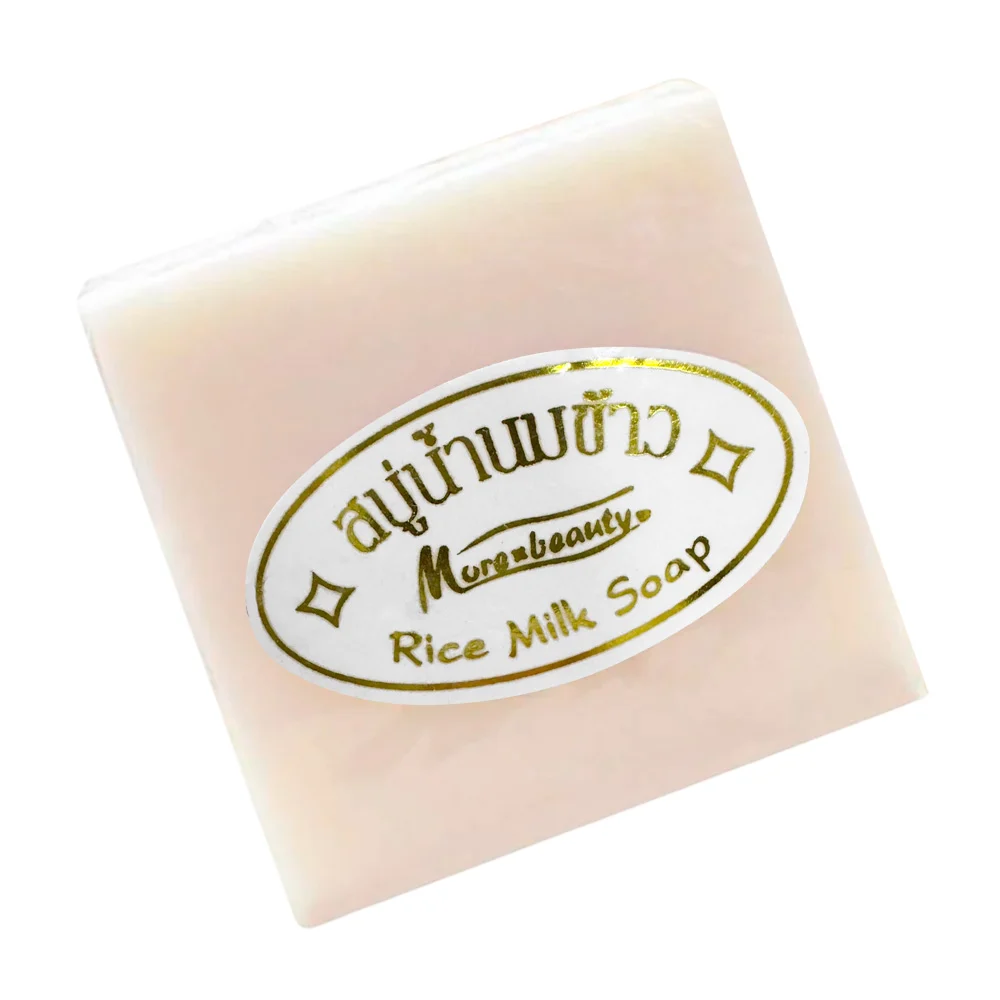 1pza Jabón rice milk soap rch, more beauty o qovc con extracto de arroz y leche, 65g / q054 / xz-105 / lf2801 / lv353 / mk-a-138 / a138 / j334