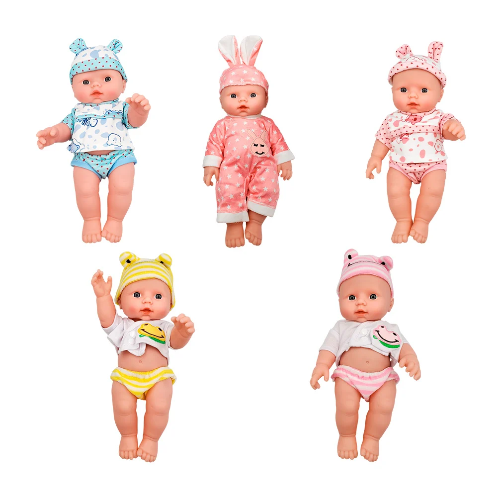 Muñeco tipo nenuco con ropa y gorro, 30cm,  varios modelos / lu7927