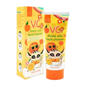 Espuma limpiadora facial con aminoácidos y extracto de vc, 120ml / xs…