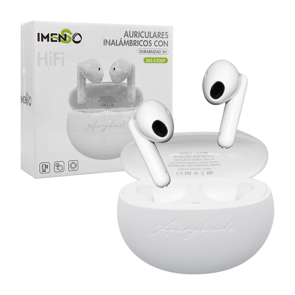 Audífonos inalámbricos bluetooth imenso con estuche de carga / airy buds