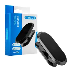 Mini soporte magnético para celular, con pegamento, giro de 360 grados