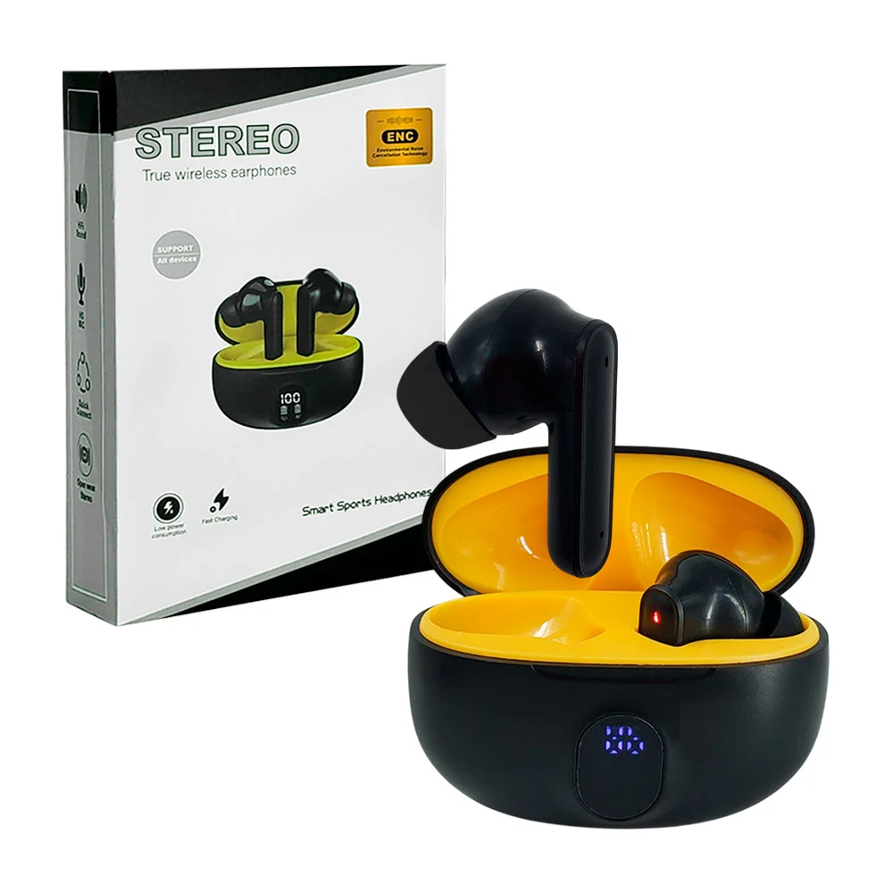 Audífonos inalámbricos stereo + estuche de carga, variedad de colores / lu1758