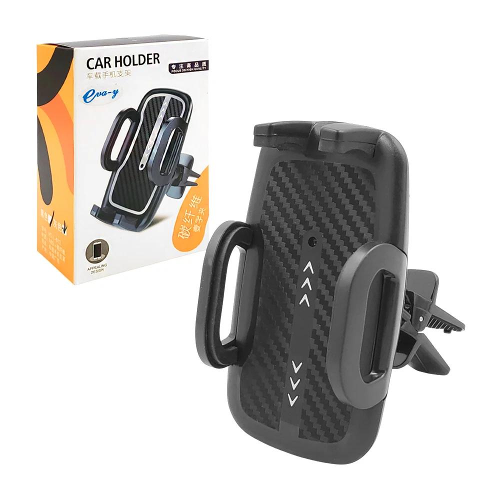 Soporte de plástico para el celular, ajustable, giro 360, sujeción de clip