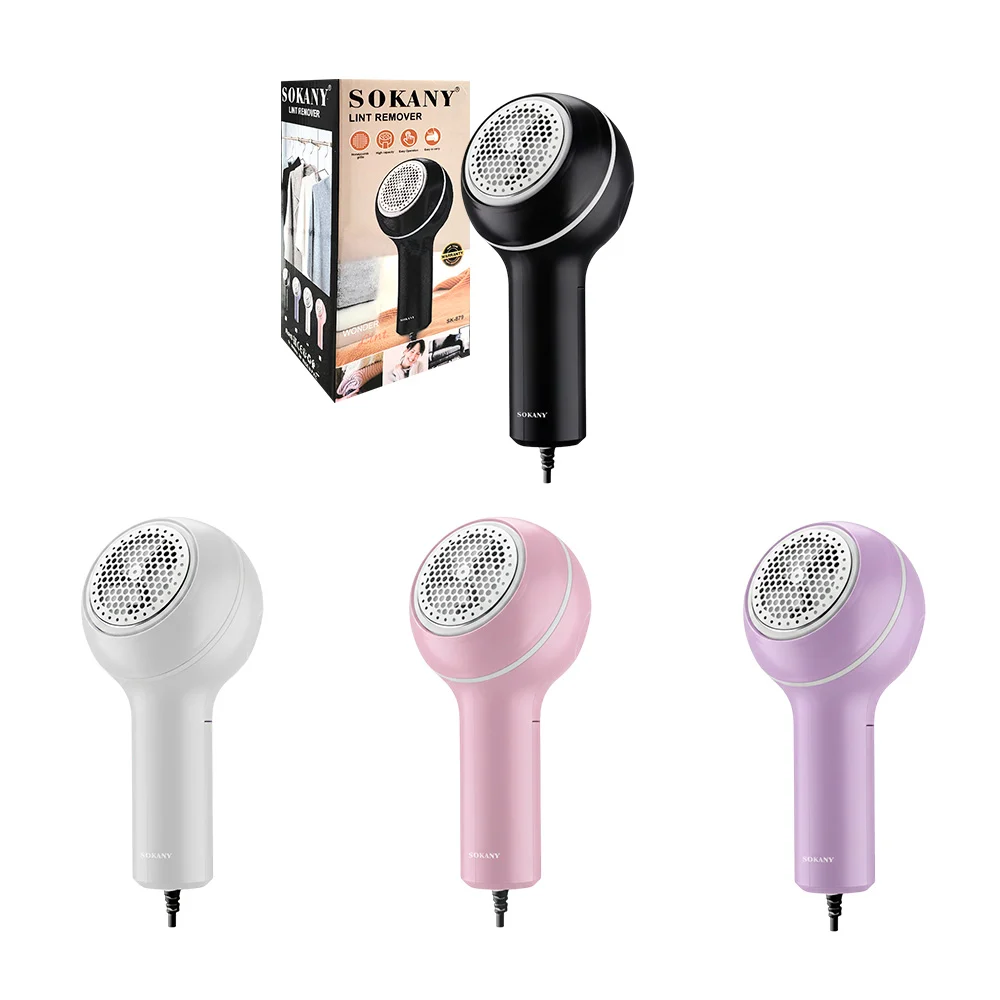 Máquina quita pelusa eléctrica sokany de 3w, variedad de colores / sk-879