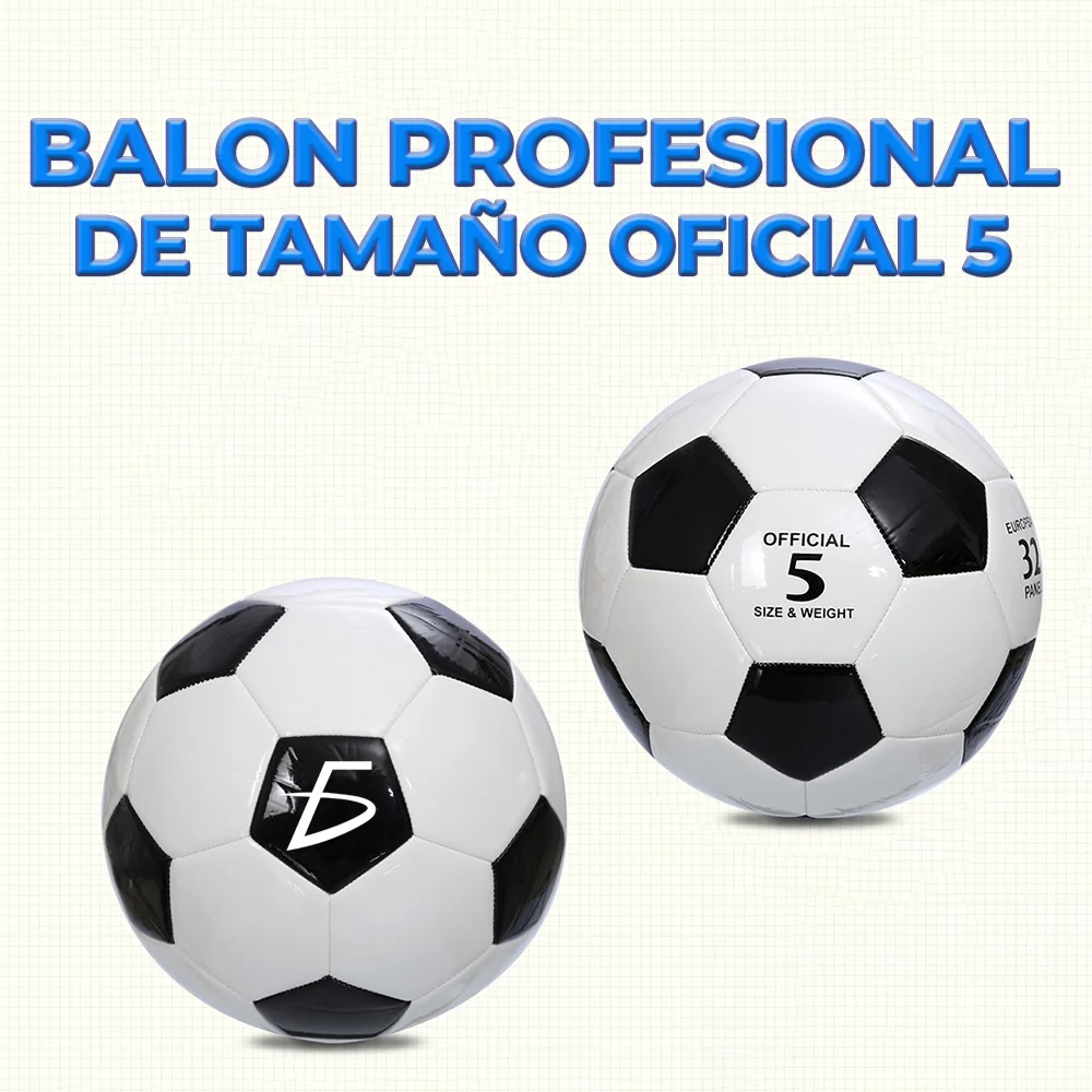 Balón ele-gate de fútbol clásico cosido #5, variedad de colores / dep.48