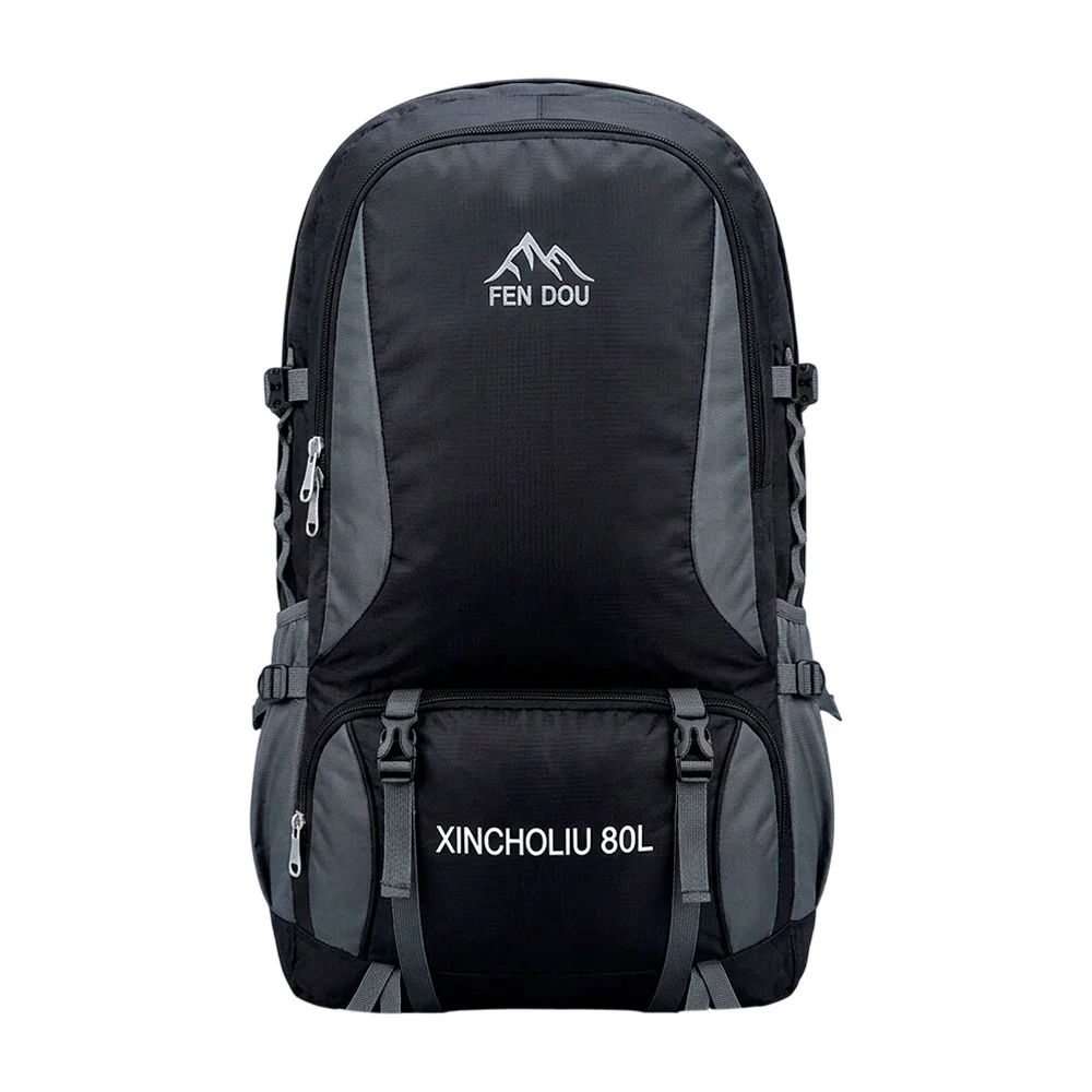 Mochila grande para viaje, 4 compartimentos, cierre inferior, broches ajustables