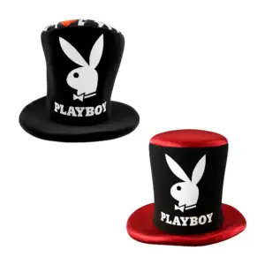 1pza Sombrero grande para fiesta con diseño de conejo playboy