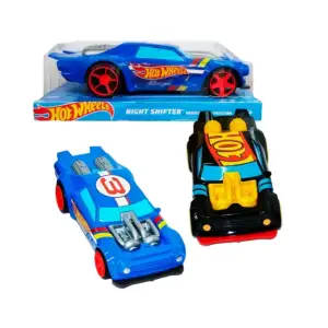 Coche de friccion hot wheels con diseño deportivo de 28cms