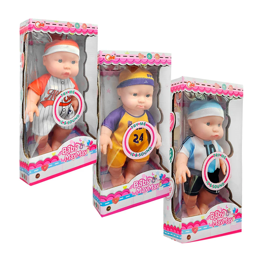 Muñeca bebé baby maymay con uniforme deportivo, varios modelos / ts86699