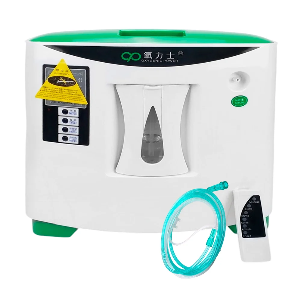 Concentrador de oxígeno con flujo ajustable de 2-4 y 9 litros, 110v / xy-1s
