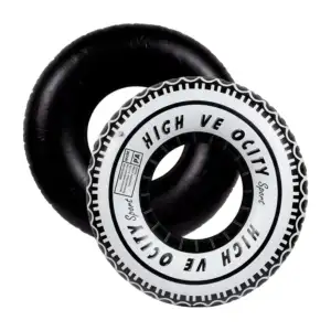 Salvavidas inflable con estampado de llanta o liso, 90cm, variedad de…