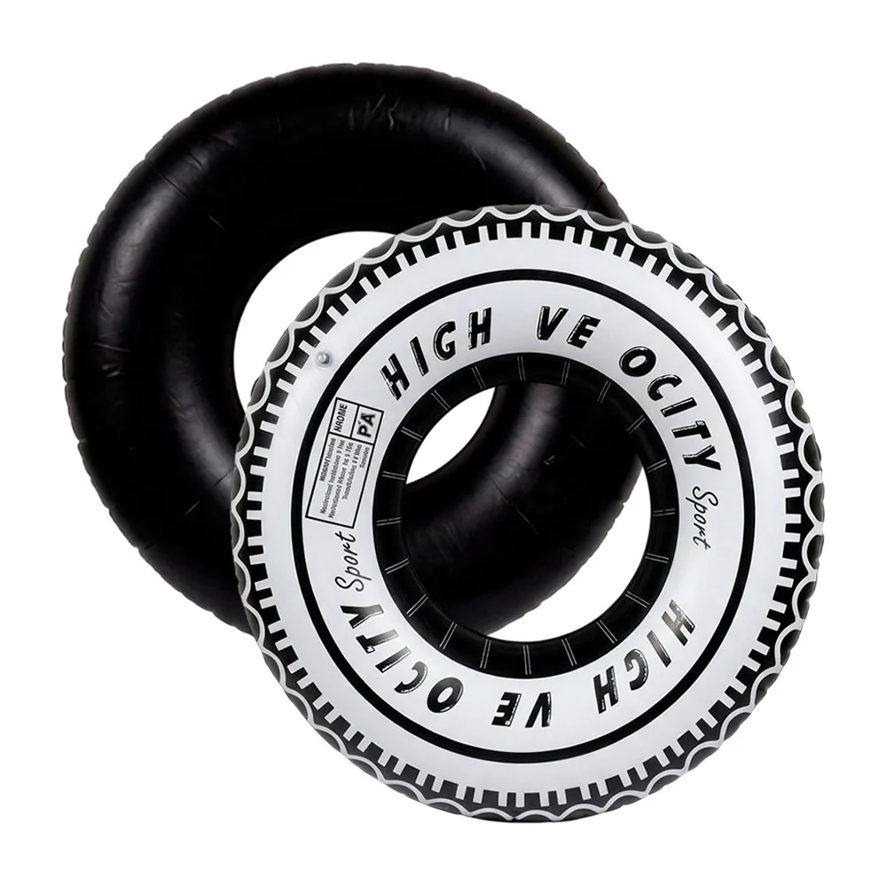 Salvavidas inflable con estampado de llanta o liso, 90cm, variedad de modelos / swimming ring / yyq-276