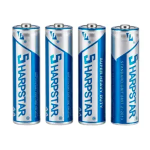 Blíster con 4 baterías sharpstar doble a multifuncionales / pilas aa …