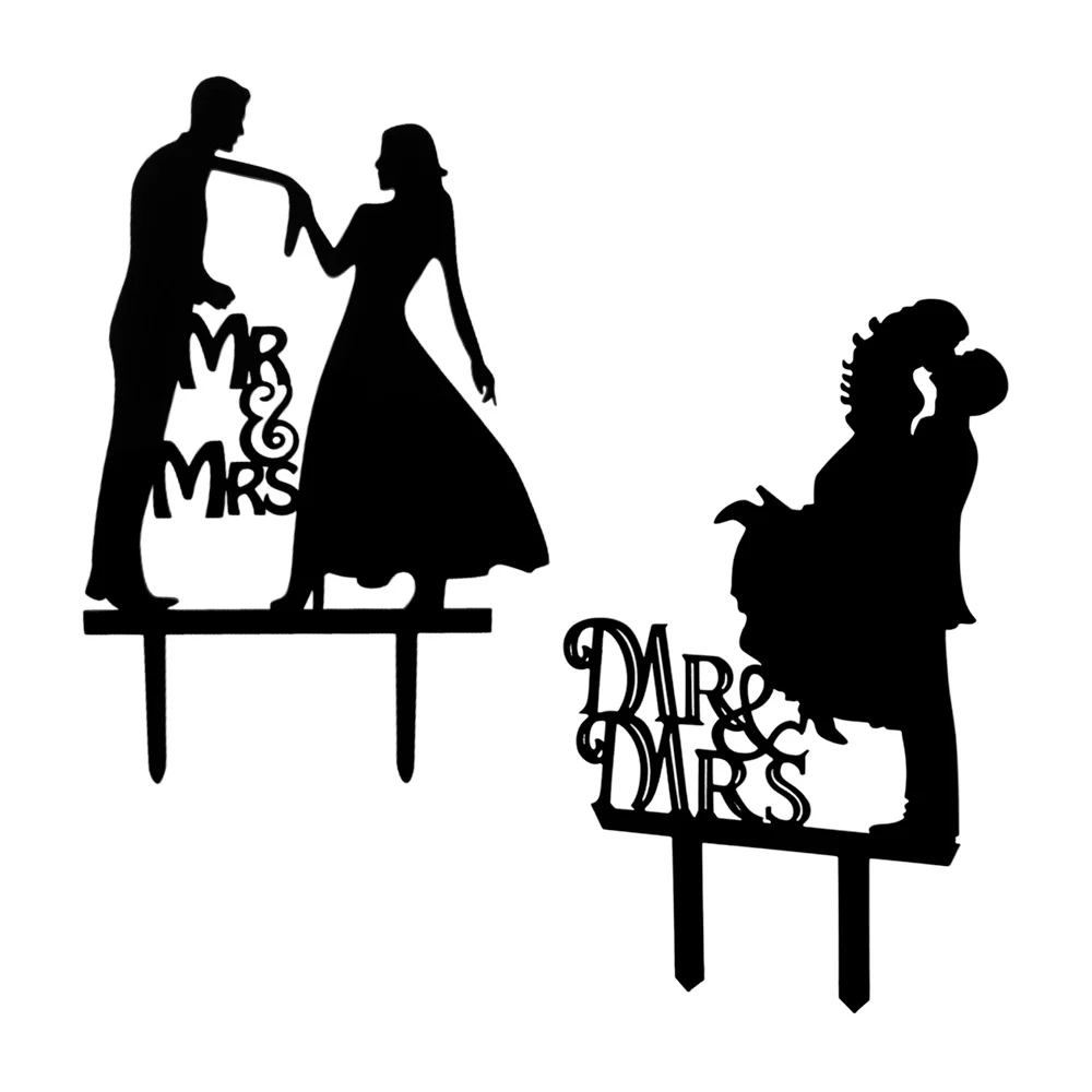 Paquete con 12 cake topper, con temática de enamorados, matrimonio o mis XV, variedad de diseños / bt-1783