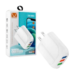 Cubo cargador de carga rápida con entrada usb 3.0 quick charger y 2 e…