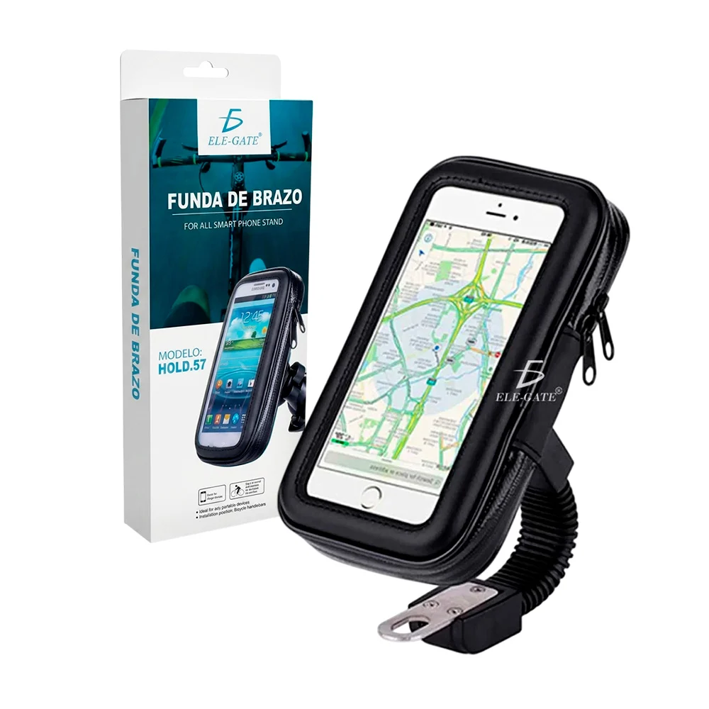 Funda para celular impermeable con soporte para motocicleta hold.57