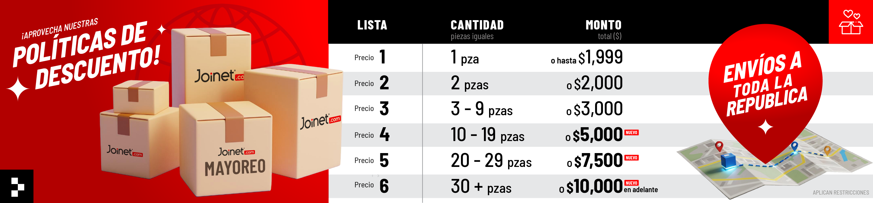 Banner Principal - Envíos a toda la república