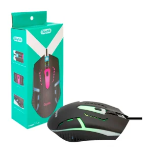 Mouse alámbrico buytiti, con luz rgb y dpi ajustable / m-39