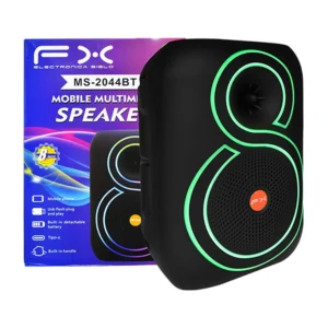 Bocina inalambrica fx, 8x2 pulgadas con luces rgb, radio, puerto usb-…